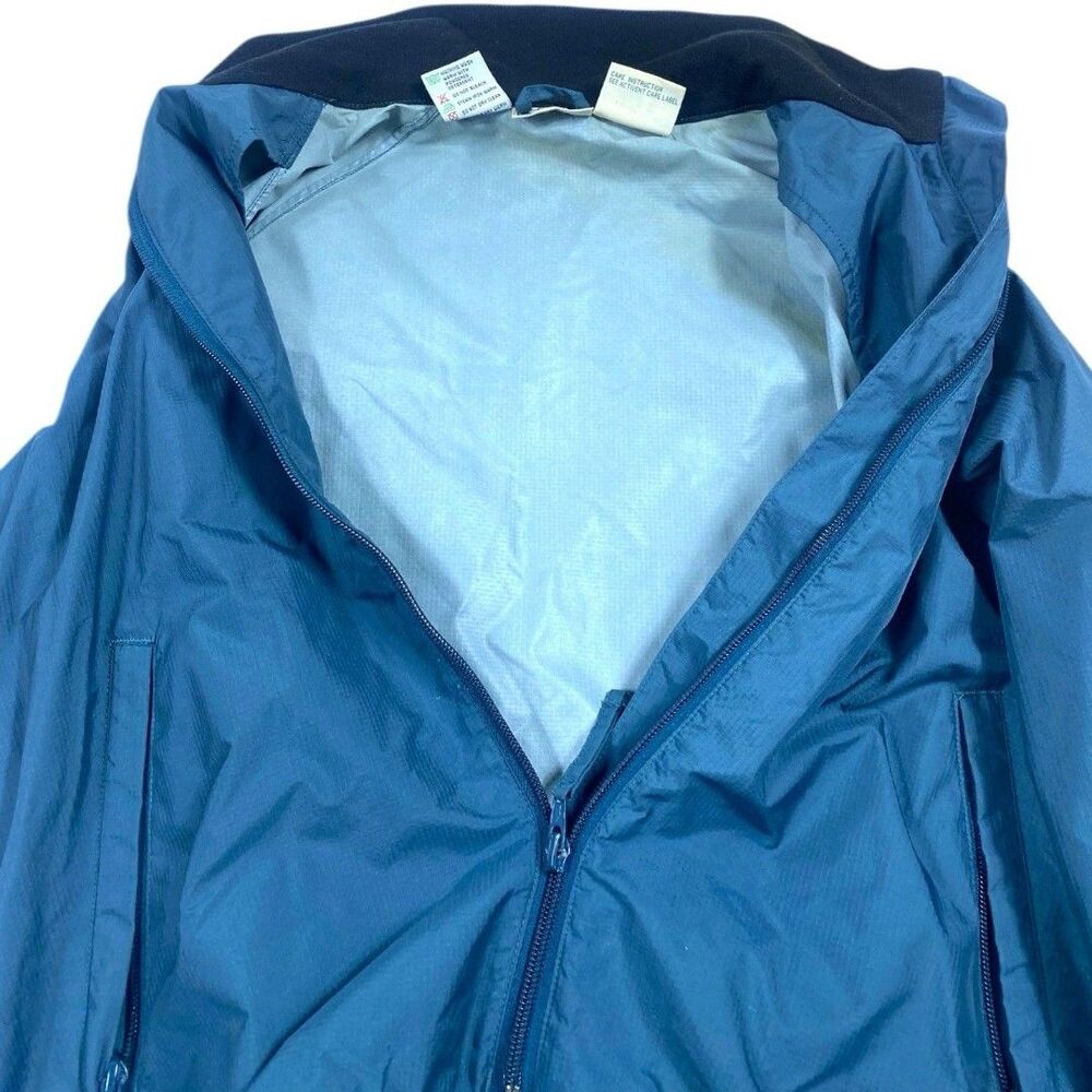 Vintage LL Bean Jacket Womens Medium Gray Windbreaker 90s Rain Lightweight - Picture 8 of 12